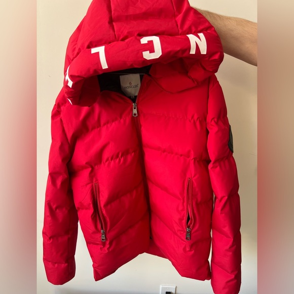 MONCLER Myosotis Quilted Down Puffer Jacket Coat Hooded Size XL - Picture 4 of 10